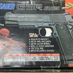 Pistolet Sig sauer gsr metal 6 mm airsoft