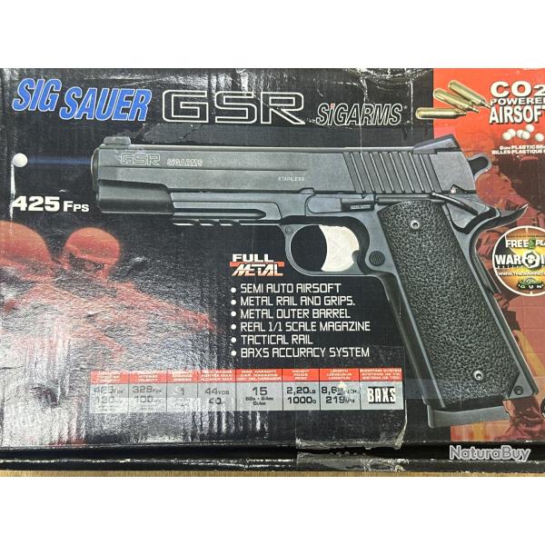 Pistolet Sig sauer gsr metal 6 mm airsoft