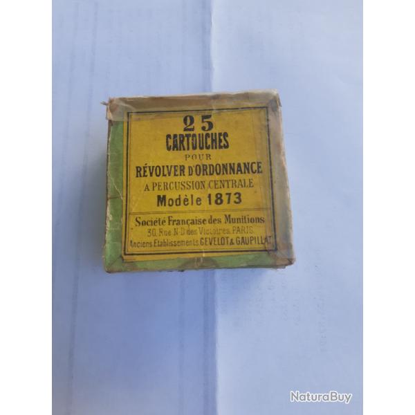 Boite cartouche 1873