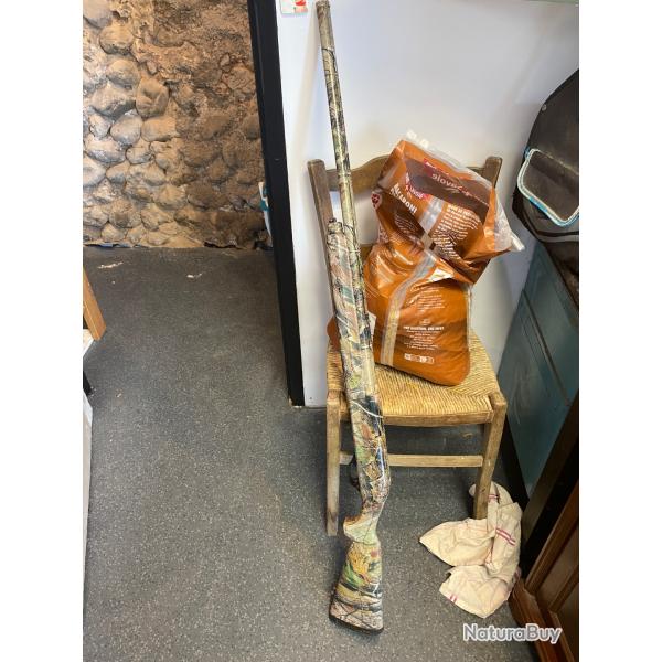 Fusil Jaeger semi automatique 3 coups canon 76cm sp�cial pigeon