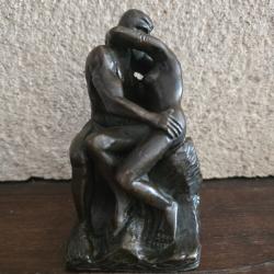 Bronze " Le Baiser De Rodin "