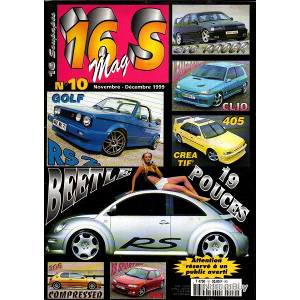 16 s mag , carrosserie automobile et f�minime 1999, volkswagen , vw, autoradio, 306 peugeot