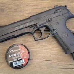 Pack Pistolet ALFA 1.5 GEN 2 noir LTL Cal.50 18 J + 25 billes X-REY