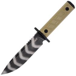 Couteau fixe Zero Tolerance 0006 Tiger Strip Olive 0006OLTS