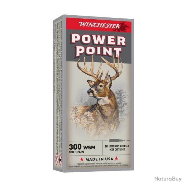 Express ! Balles Winchester Power Point - Cal. 300 WSM / Par 3 boites