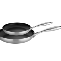 Scanpan CTX - Set 2 Po&ecirc;les 20 et 26 cm - Antiadh&eacute;sif Stratanium - Induction - R&eacute;f. 65202600