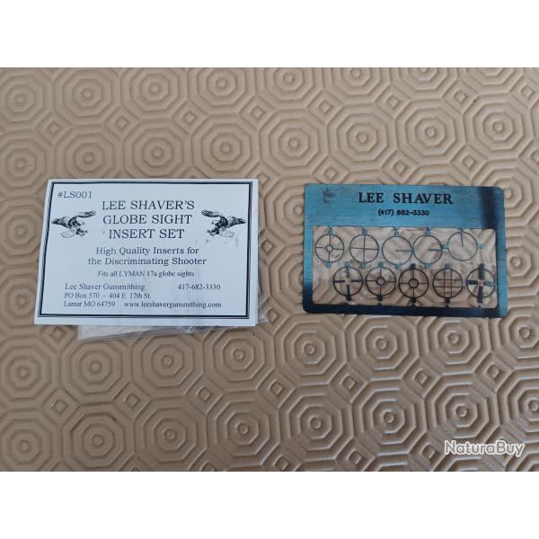 Inserts Lee Shaver pour tunnel lyman 17a