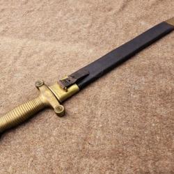 GLAIVE SUISSE MOD&Egrave;LE 1842/52 DE PIONNIER fourreau 1875 (S13)