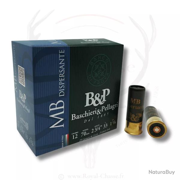 25 cartouches MB DISPERSANTE Cal.12/70 33G BJ B&P 08