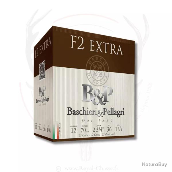 25 cartouches F2 EXTRA Cal.12 36G BJ PB 6 B&P