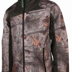 DESTOCKAGE ! Veste De Chasse Enfant Treeland Oxford Maquisard Camo Forest