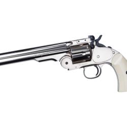 Revolver CO2 ASG Schofield 6" Ivory Full Metal 4,5 mm 3 J