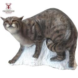 Chat sauvage en marche Cible 3D - SRT