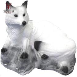 Renard couch&eacute; blanc Cible 3D - SRT