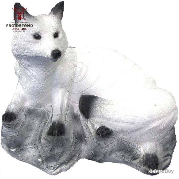 Renard couch� blanc Cible 3D - SRT