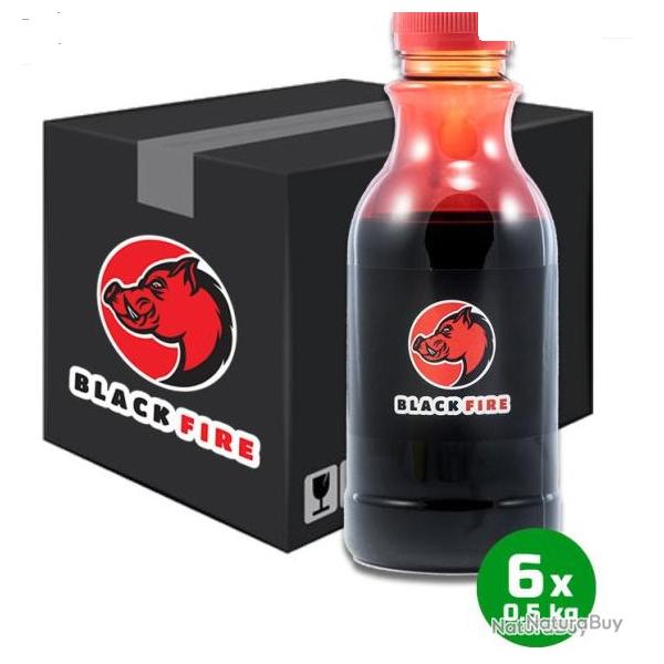Attractif BLACK FIRE ORIGINAL carton de 6 bouteilles