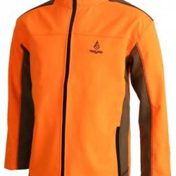 Veste TREELAND Soft Shell d&eacute;ferlante Orange 3XL