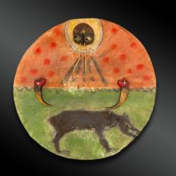 BOUCLIER - Indiens Dakota ou Cheyennes, Sioux, r&eacute;gion des Plaines, Am&eacute;rique du Nord - XIX&egrave;me si&egrave;cle