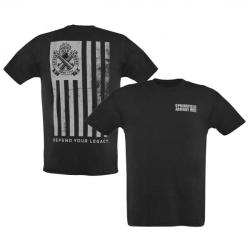 Tee shirt Sringfield armory distressed defend your legacy couleur noir XL