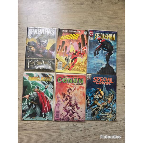 Marvel Comics ann�es 70/80/90 ( lot de 48 pi�ces )