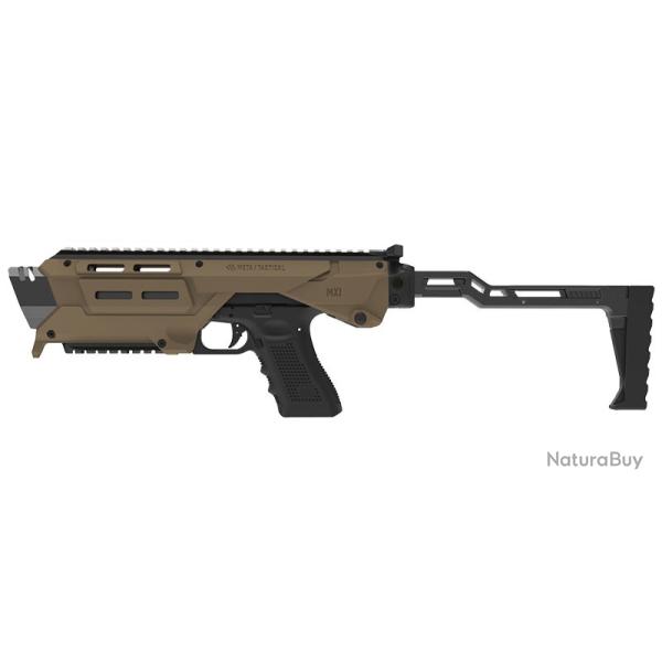 Kit de conversion MX1 pour Glock Gen6 - Meta Tactical - TAN Stock B
