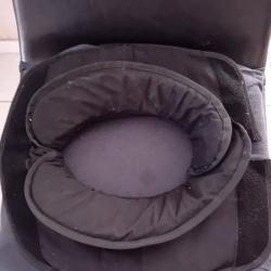 Ench&egrave;re Tour de cou et d'&eacute;paule en kevlar 3A avec pare lames et anti trauma int&eacute;gr&eacute; des forces swat