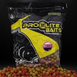 Bouillettes Pro elite baits banana strawberry 24mm 3,5kg