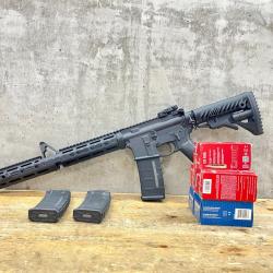 Lot Arme + Munition - Occasion AR 15 Ruger AR-556 Custom - Cal. 5.56x45 - 223