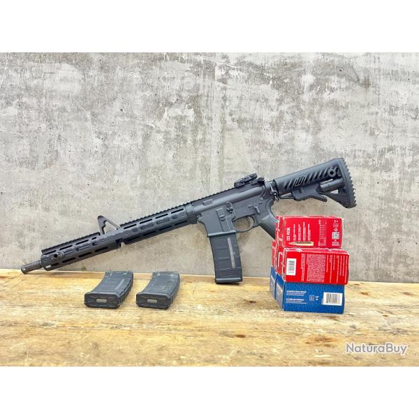 Lot Arme + Munition - Occasion AR 15 Ruger AR-556 Custom - Cal. 5.56x45 - 223