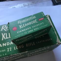 Boite 50 cartouches 22LR Remington Kleanbore
