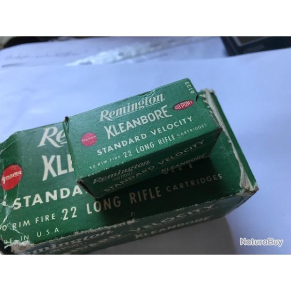 Boite 50 cartouches 22LR Remington Kleanbore