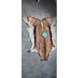 A vendre 2 tapis en peau de ch&egrave;vre pour d&eacute;co naturelle