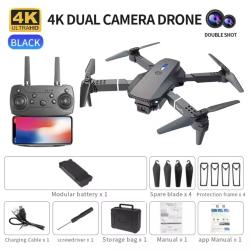 ENCHERE 1 EURO.....Drone pliable &agrave; double cam&eacute;ra, mod&egrave;le quadricopt&egrave;re