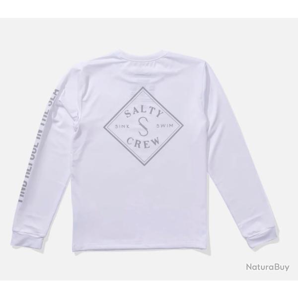 Tee-shirt UV Salty Crew Tippet Sunshirt Kids - White