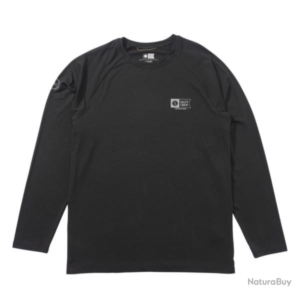 Salty Crew MARINER LS TECH TEE coal