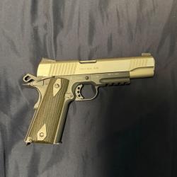 Colt 1911 rail gun automatic a cartouche co2 a bille