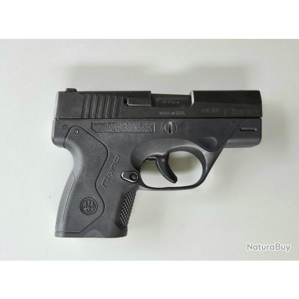 BERETTA NANO 9MM� slim line leger et compact