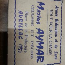 Vend 1 boite calibre 12 carton 65 mm plombs n&deg;4 Marius AYMAR Aurillac