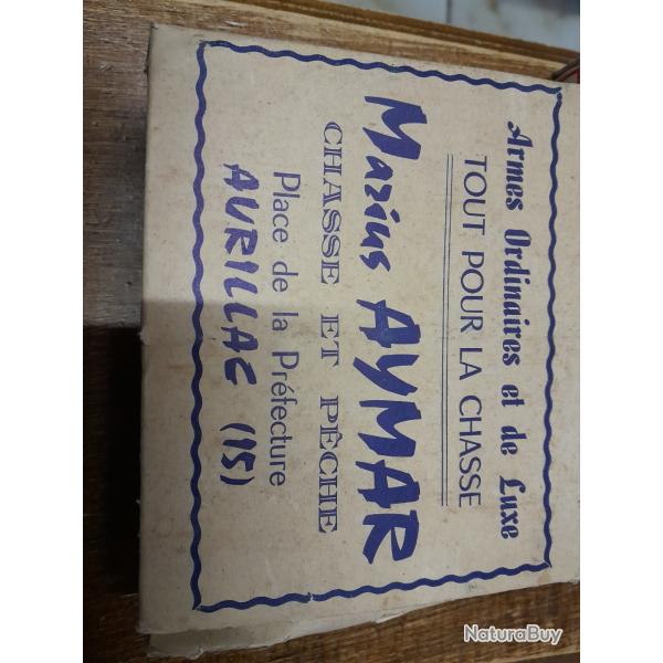 Vend 1 boite calibre 12 carton 65 mm plombs n�4 Marius AYMAR Aurillac