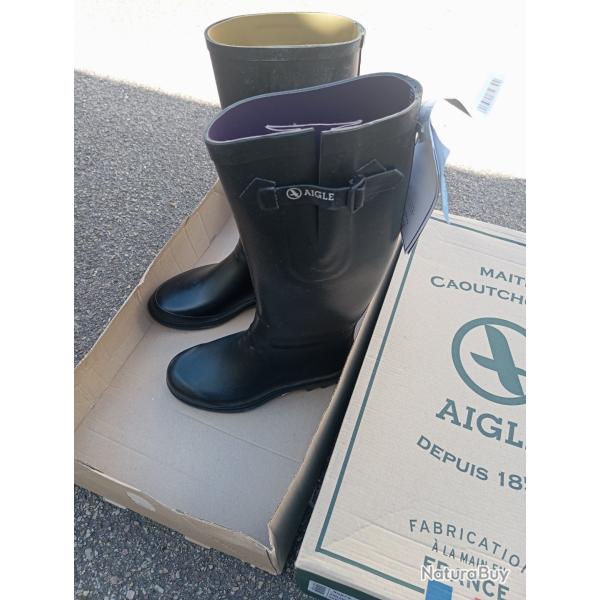 Bottes aigle junior neuves pointure 35
