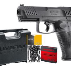 PACK pret a tir&eacute; Pistolet de d&eacute;fense UMAREX TPX50 GEN2 - Cal: 50 - 19.9J