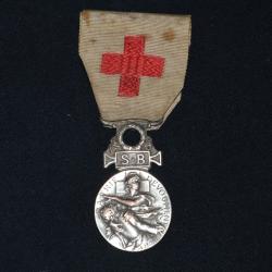 MEDAILLE SOCIETE DE SECOURS AUX BLESSES MILITAIRES 1864-GUERRE 1870 & 1914/1918-CROIX ROUGE