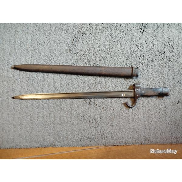 Ba�onnette Berthier 1892 long quillon