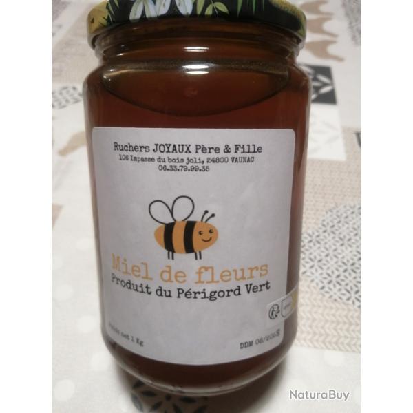 Pot de miel de fleurs de 1kg