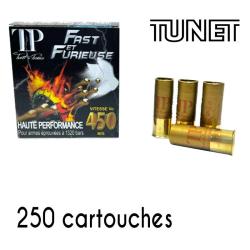 250 Cartouches TUNET Fast et Furieuse cal.12/70 36gr - n&deg;6 