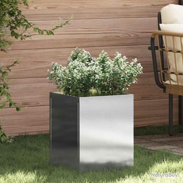 Cache-pot de jardin Acier inoxydable 32 x 32 x 40 cm