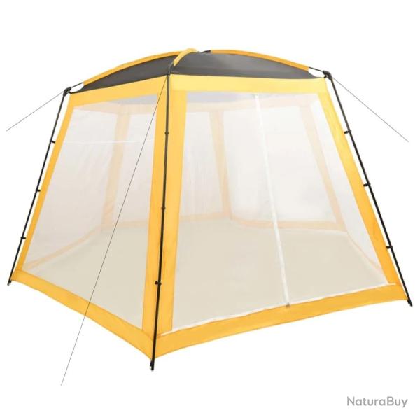 Tente de piscine Tissu 500x433x250 cm Jaune