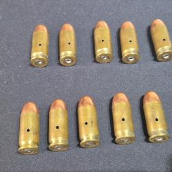 10 cartouches neutralis&eacute; 45 ACP Ex. pour pistolet colt 1911 US Prorerty ARMY, Governement, Gold Cup