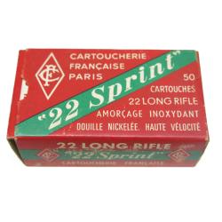 Boite de 50 cartouches 22 Sprint CF - Cat&eacute;gorie C