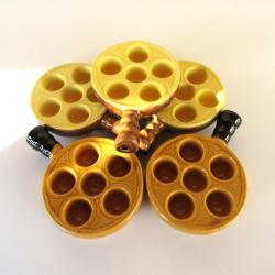Lot de 5 caquelons, cassolettes &agrave; escargots.